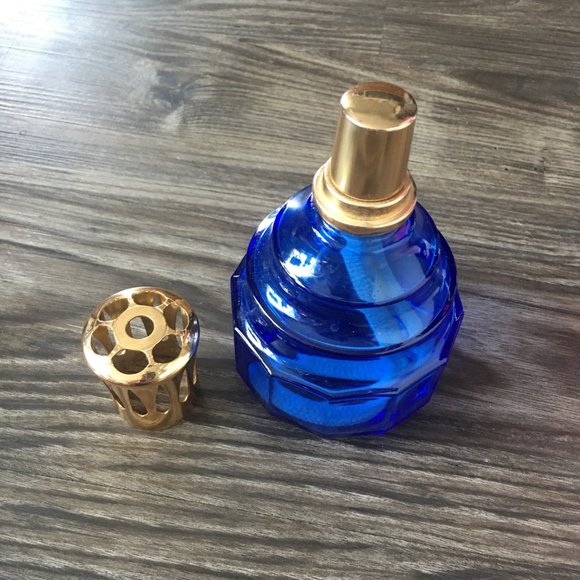 Lampe Berger Paris Ondine Blue Glass Catalytic Oil Frangrance Lamp Diffuser - Picture 2 of 4